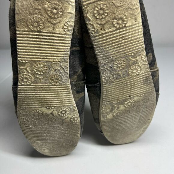 Faded glory Shoes Womens Sz 8 Camo Flats Comfort Slip On Casual - Picture 7 of 9